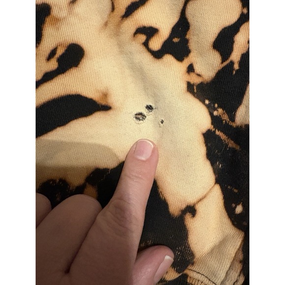 Brandy Melville Return Of The Tiger Hoodie 1986 Bleached Tye Dye California Cool - Picture 2 of 11